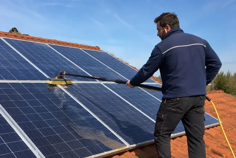 Nettoyage et entretien de panneaux solaires à Saint-Agnet